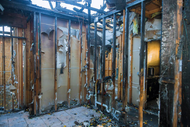 Professional Fire Damage Removal technician working in Yazoo City, MS
